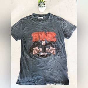 Anine Bing Charcoal Eagle Tee Size XS EUC
